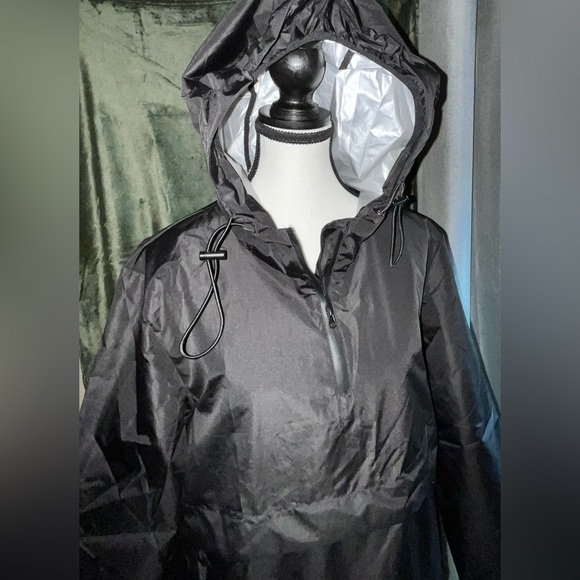 Black Nylon 2Pc. Sauna/Workout Suit Brand New Never Worn - Picture 10 of 15